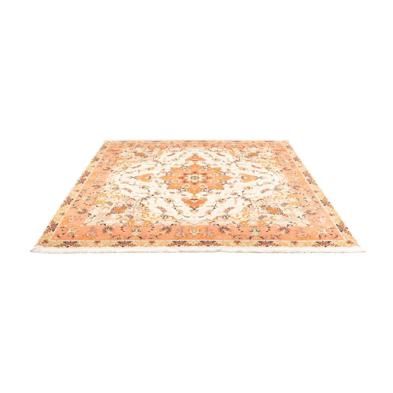 Perserteppich - Täbriz - Royal quadratisch  - 205 x 203 cm - creme