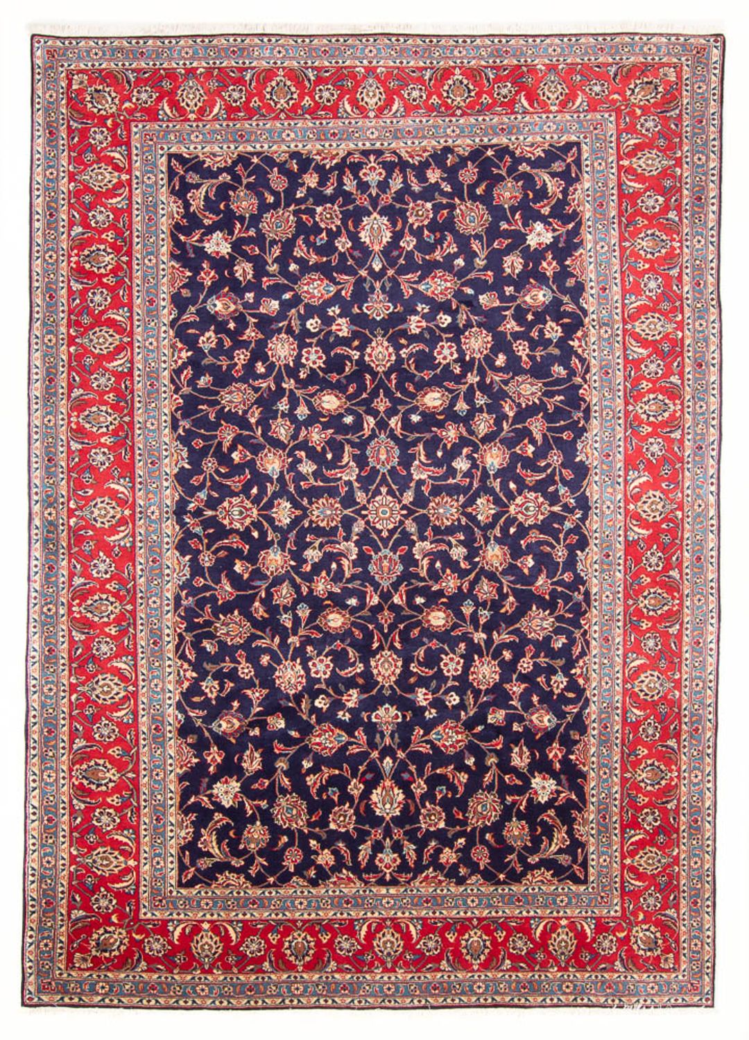 Perserteppich - Keshan - 295 x 200 cm - dunkelblau
