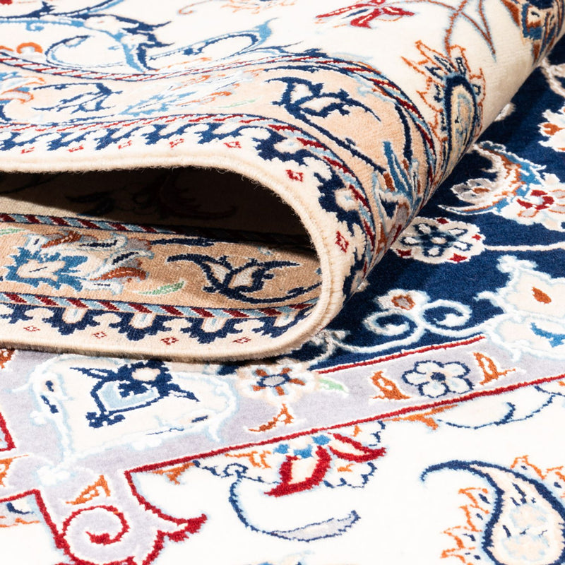 Perserteppich - Nain - Premium quadratisch  - 212 x 212 cm - dunkelblau