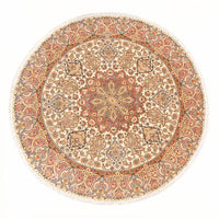 Tapis persan - Tabriz - Royal ronde  - 200 x 200 cm - crème