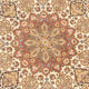 Perserteppich - Täbriz - Royal rund  - 200 x 200 cm - creme