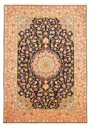 Perserteppich - Täbriz - Royal - 293 x 207 cm - dunkelblau