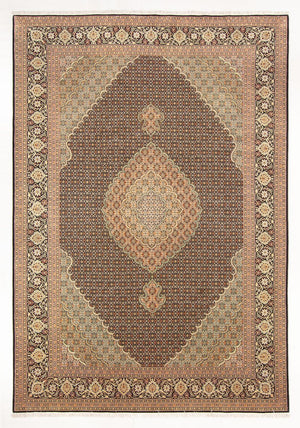Perserteppich - Täbriz - Royal - 296 x 199 cm - dunkelblau