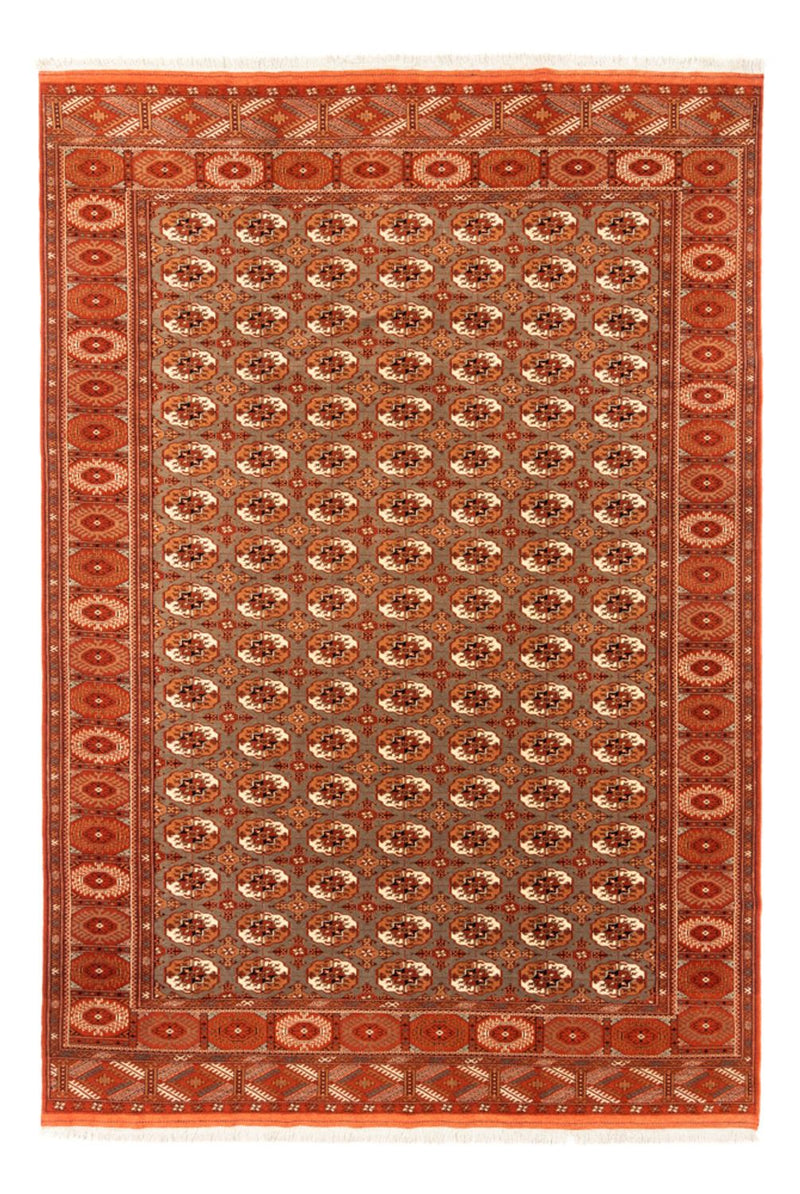Turkaman Teppich - 305 x 205 cm - dunkelbeige