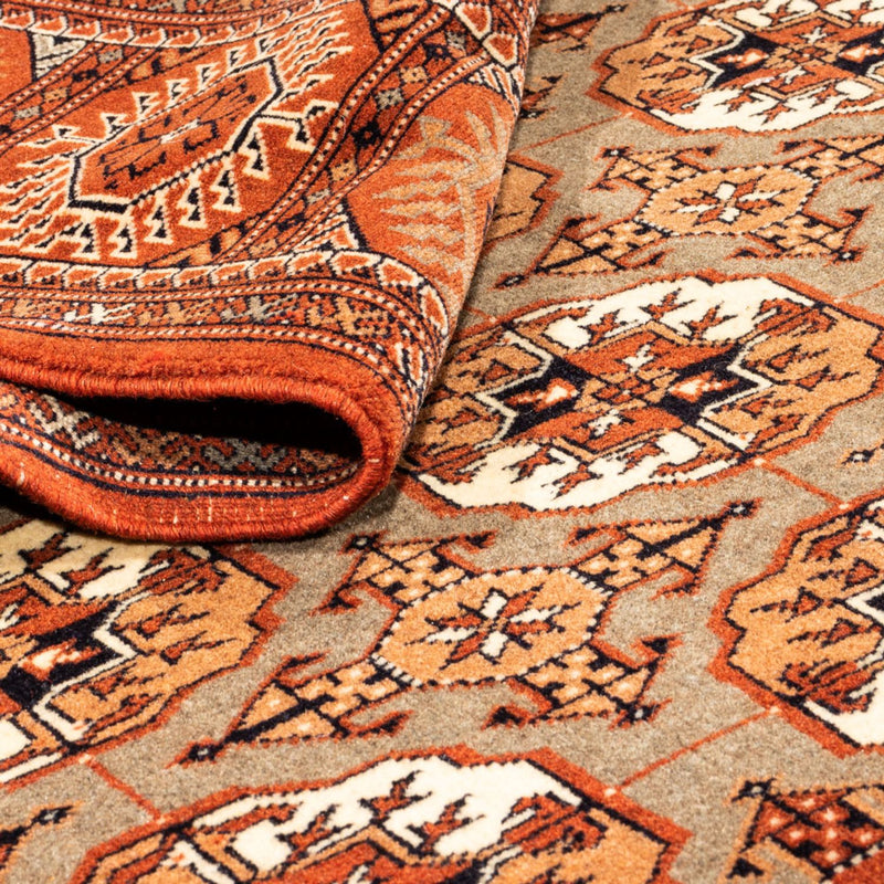Turkaman Teppich - 305 x 205 cm - dunkelbeige