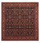 Perserteppich - Bidjar quadratisch  - 250 x 248 cm - dunkelblau