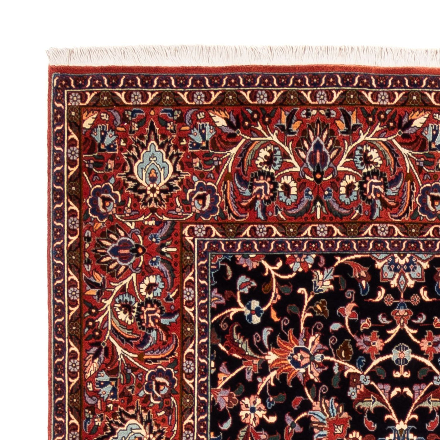 Perserteppich - Bidjar quadratisch  - 250 x 248 cm - dunkelblau