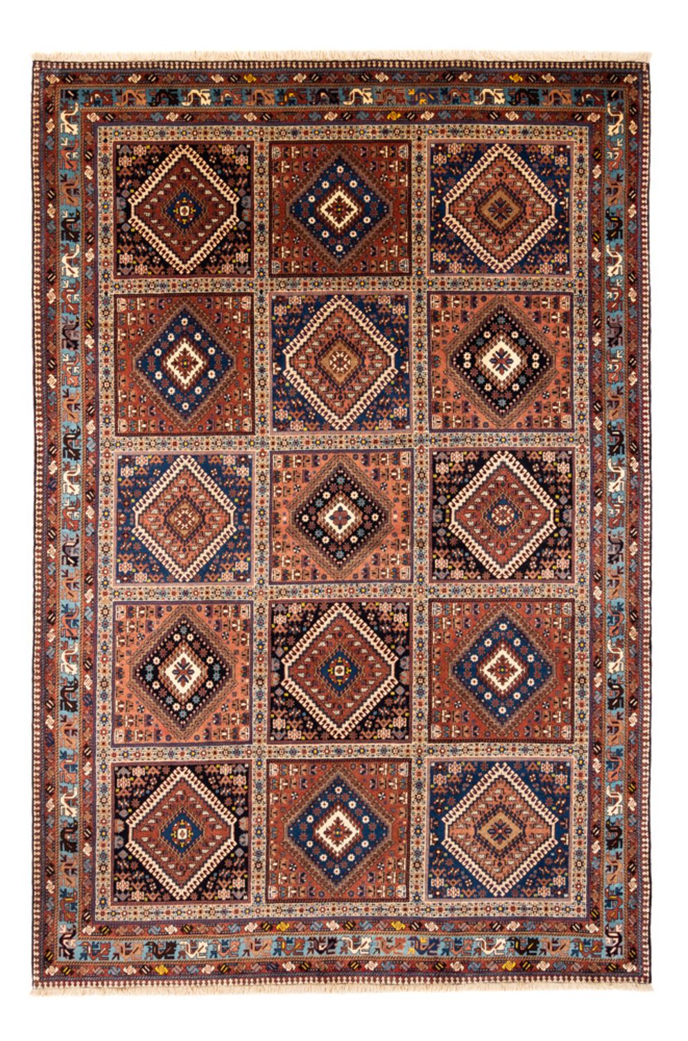 Perserteppich - Nomadic - 305 x 205 cm - dunkelbeige