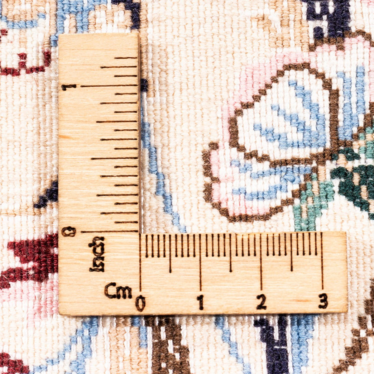 Perserteppich - Nain - Premium quadratisch  - 203 x 201 cm - creme