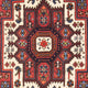 Perserteppich - Nomadic - 120 x 86 cm - creme