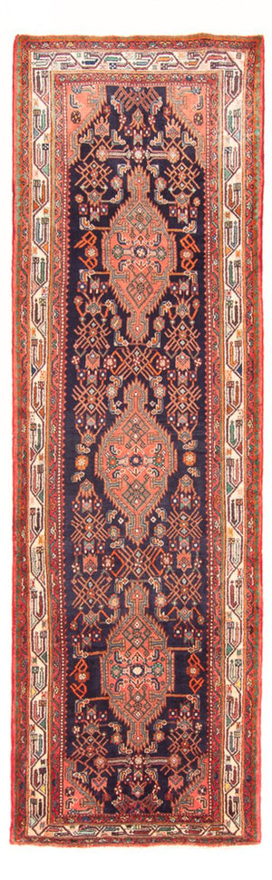 Läufer Perser - Nomadic - 342 x 114 cm - dunkelblau