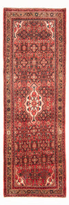 Tapis de Hamadan Tapis 110x308cm - Tapis persan - bleu foncé - Tapis de couloir / Bleu foncé / 110 x 308 cm Tapis de couloir