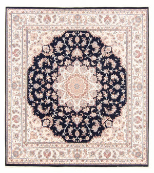 Perserteppich - Täbriz - Royal - 220 x 198 cm - dunkelblau