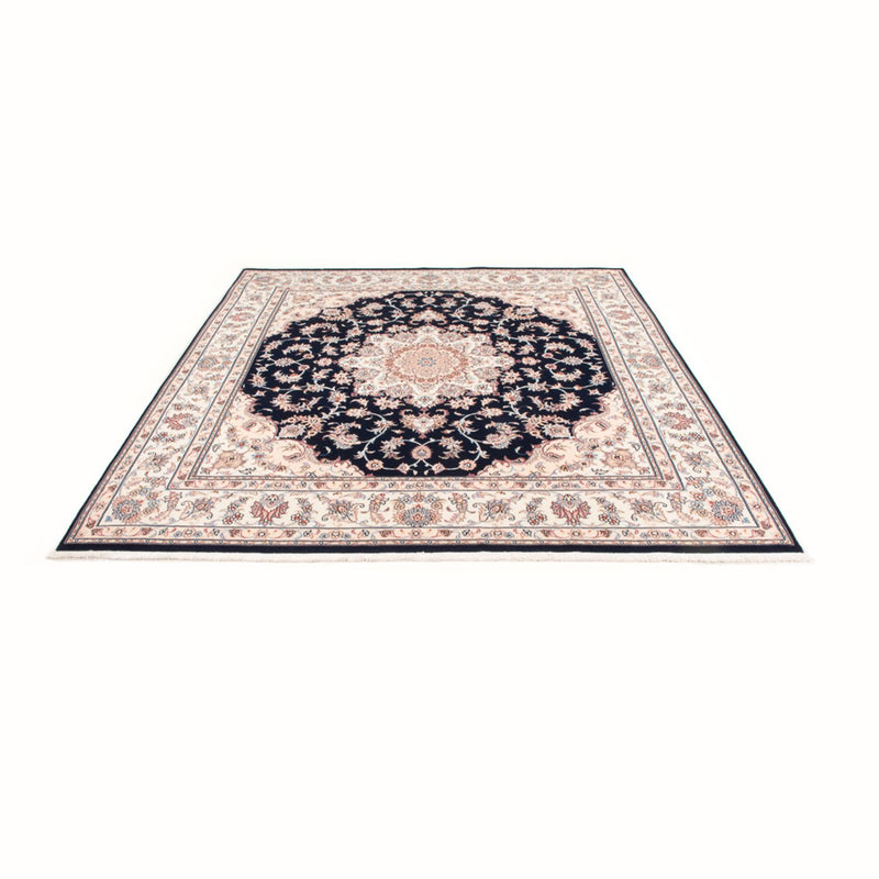 Perserteppich - Täbriz - Royal - 220 x 198 cm - dunkelblau