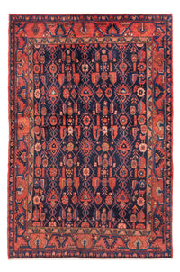 Tapis persan - Nomadic - 194 x 147 cm - bleu foncé