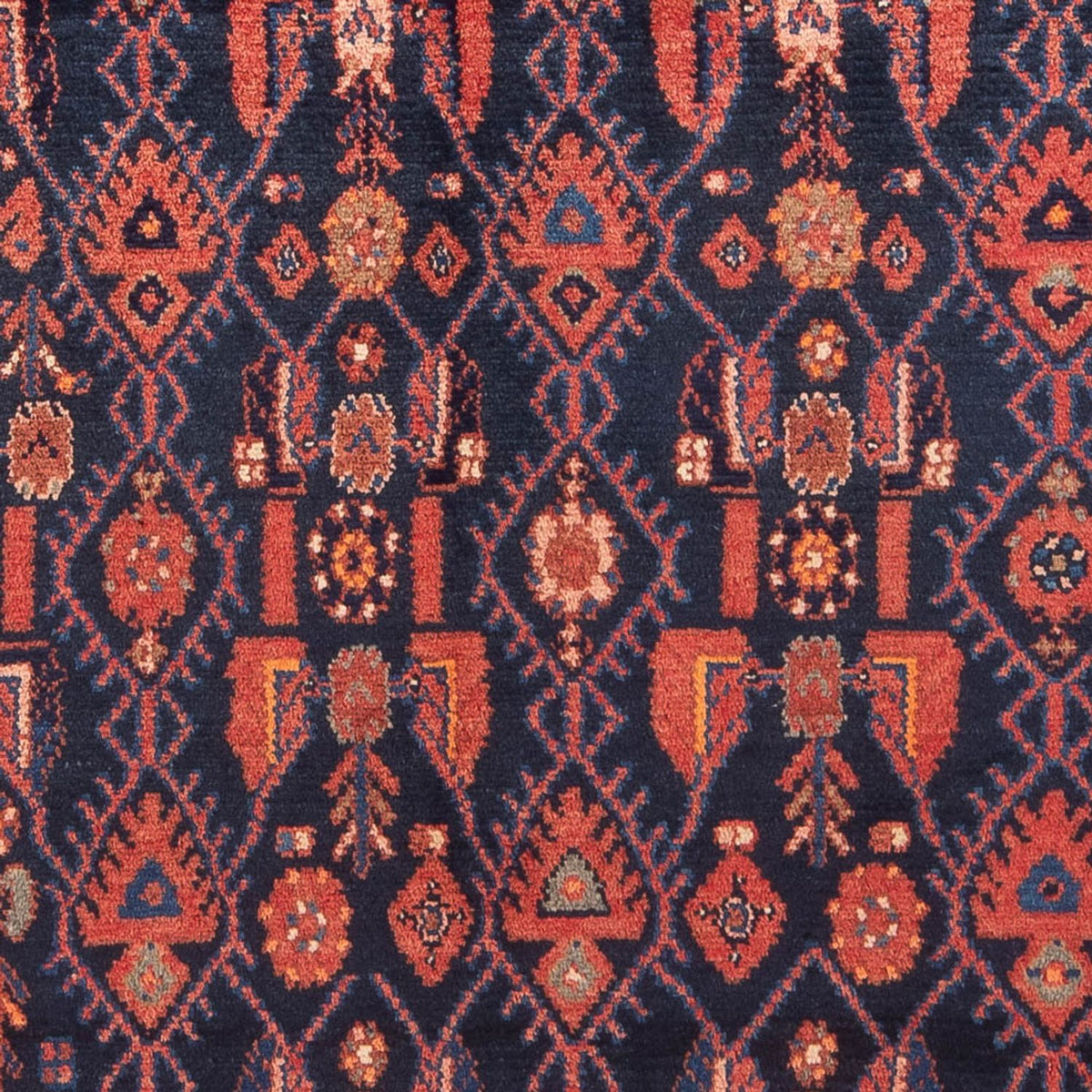 Perserteppich - Nomadic - 194 x 147 cm - dunkelblau