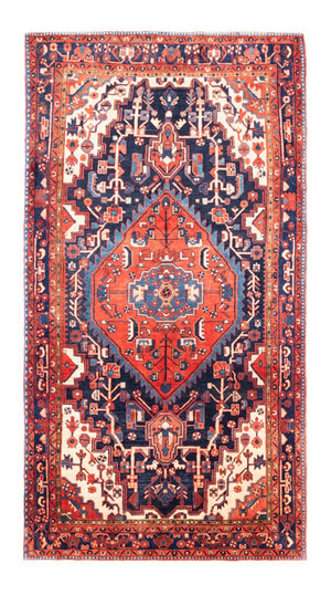 Perserteppich - Nomadic - 325 x 175 cm - dunkelblau