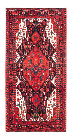 Perserteppich - Nomadic - 310 x 154 cm - dunkelblau
