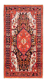 Tapis persan - Nomadic - 285 x 155 cm - bleu foncé