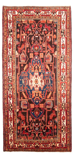 Perserteppich - Nomadic - 313 x 160 cm - dunkelblau