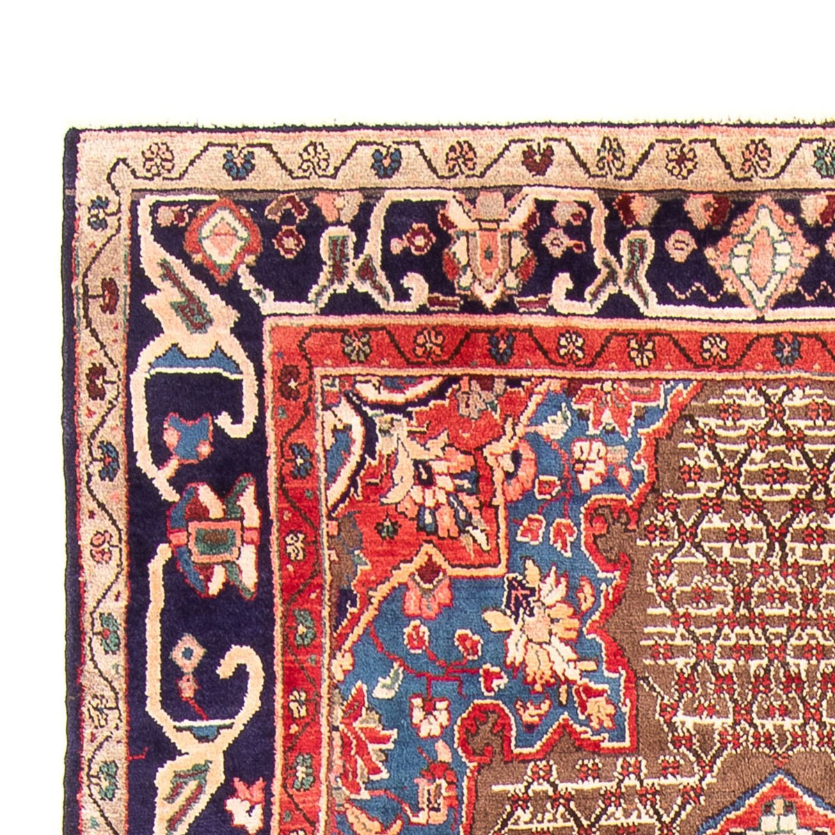 Perserteppich - Nomadic - 298 x 155 cm - dunkelblau