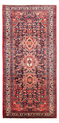 Tapis persan - Nomadic - 307 x 155 cm - bleu foncé