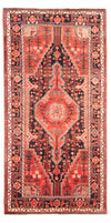 Hamadan Tappeto 145x260cm - Tappeto persiano - blu scuro - Rettangolo / Blu scuro / 145 x 260 cm Rettangolo