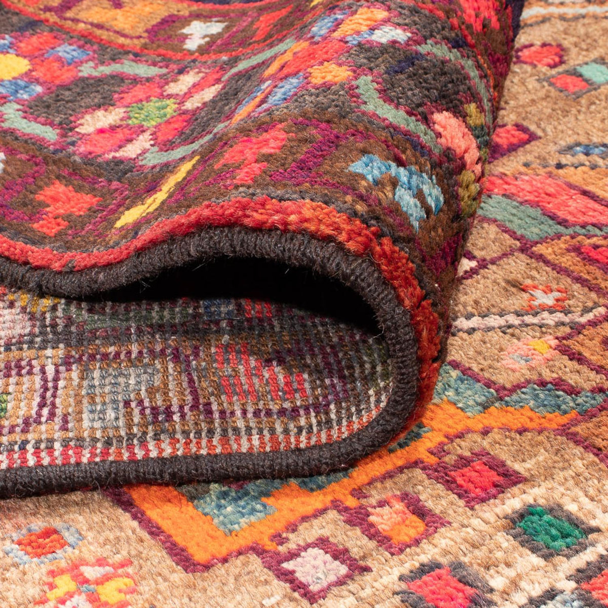 Perserteppich - Nomadic - 310 x 165 cm - rot