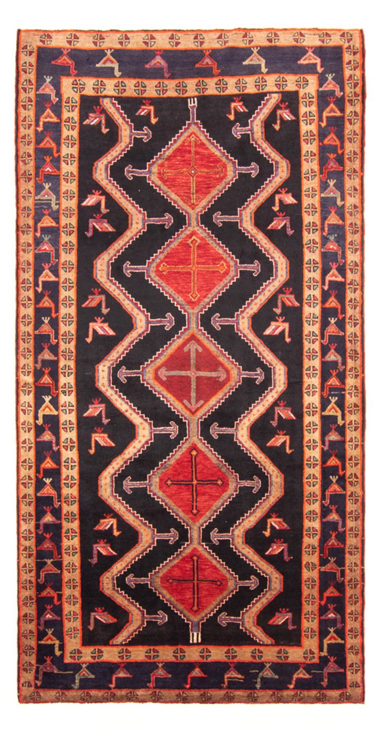 Läufer Perser - Nomadic - 366 x 160 cm - dunkelblau
