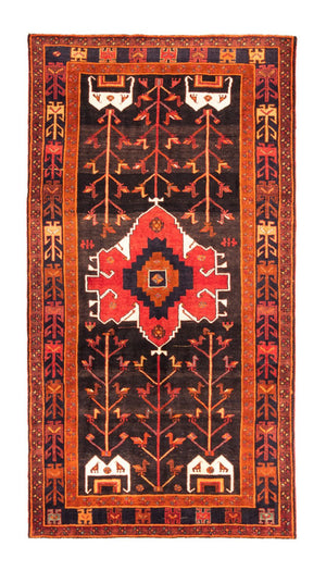 Perserteppich - Nomadic - 303 x 162 cm - dunkelblau