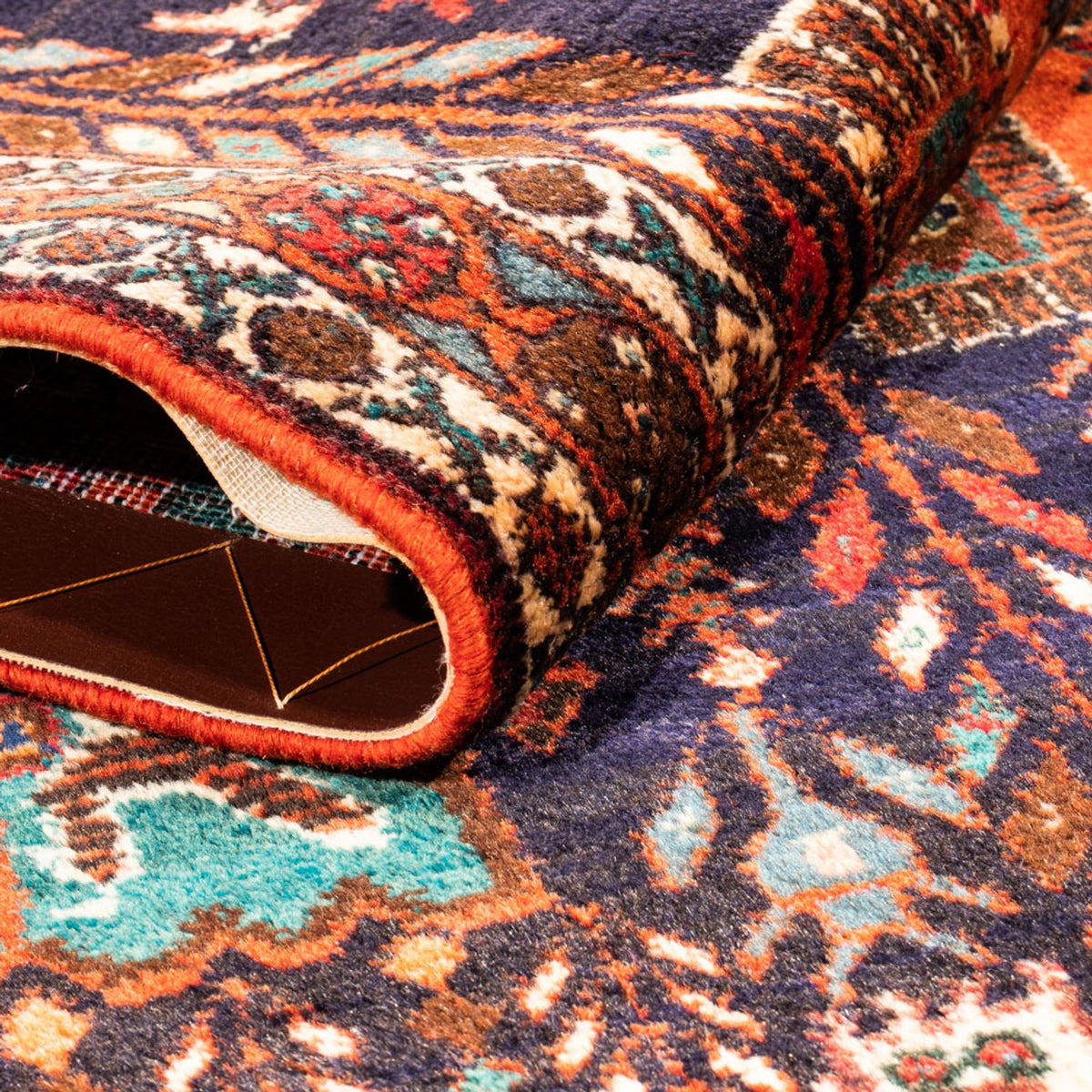 Perserteppich - Nomadic - 165 x 103 cm - bordeauxrot