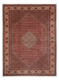 Tapis persan - Bidjar - 340 x 250 cm - rouge foncé