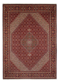 Tapis persan - Bidjar - 352 x 248 cm - rouge foncé