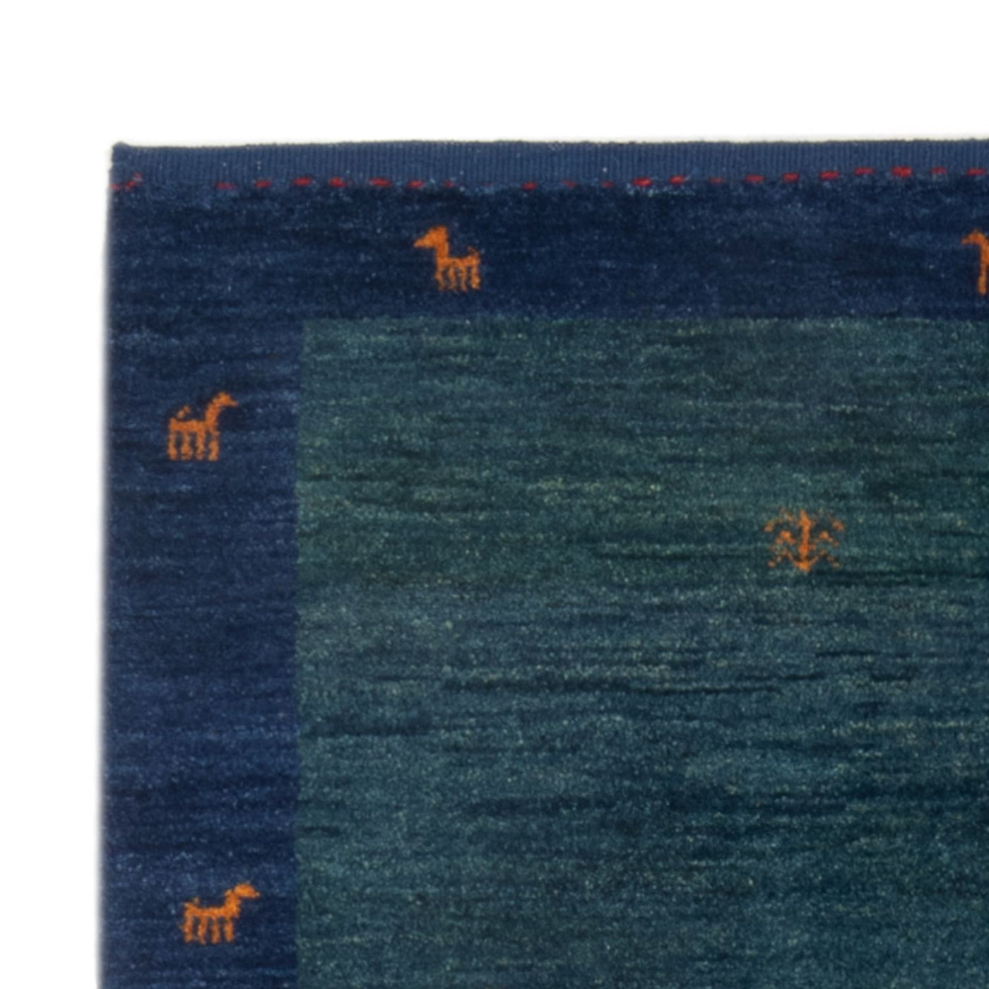 Gabbeh Persisch Teppich 139x100cm - Perserteppich Wollteppich