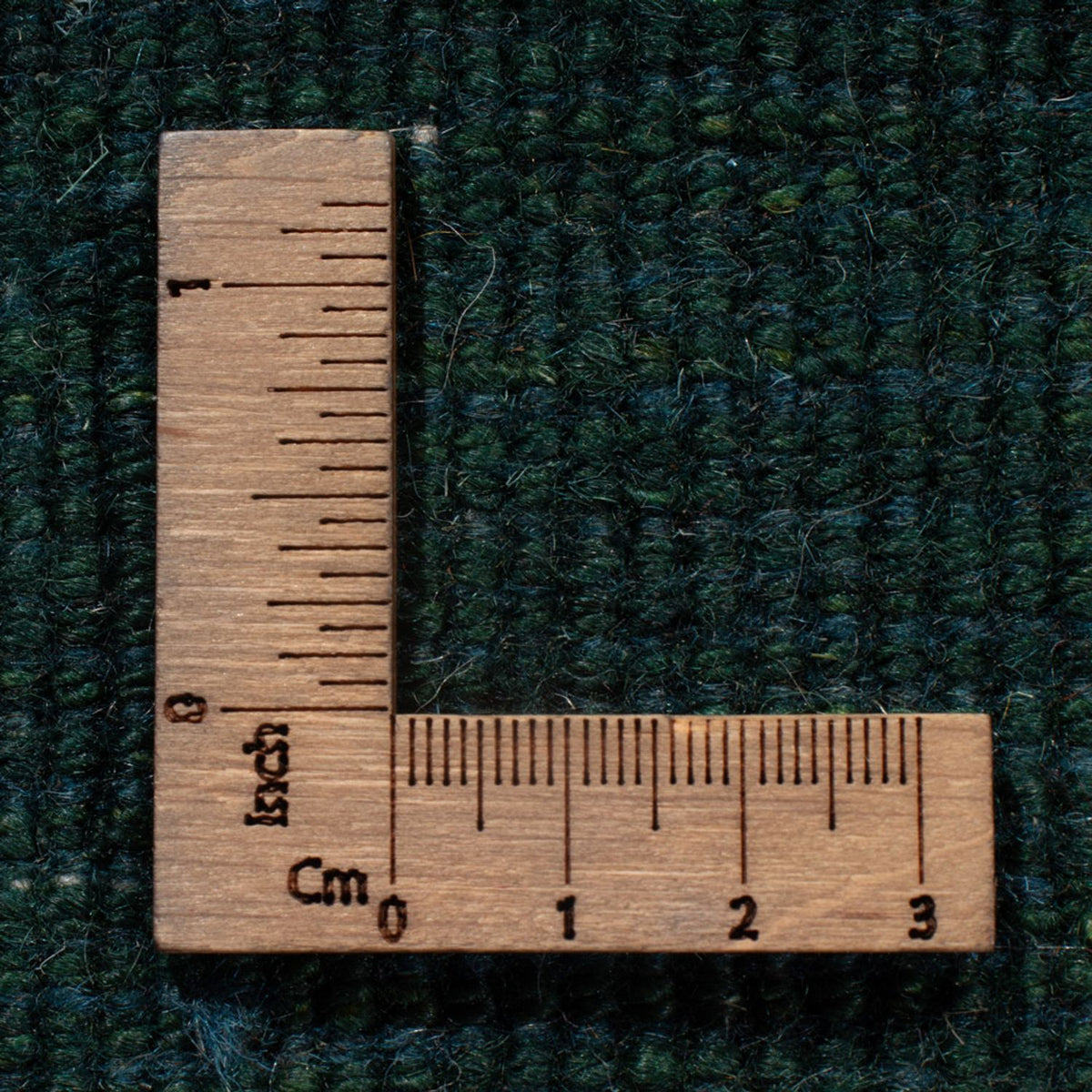 Gabbeh Teppich - Perser - 157 x 109 cm - dunkelgrün