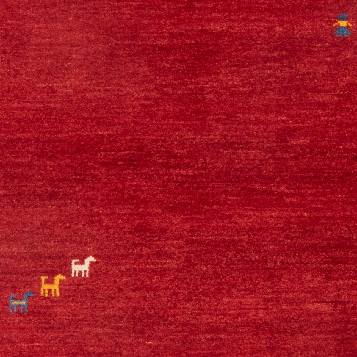 Gabbeh Teppich - Perser - 145 x 103 cm - rot