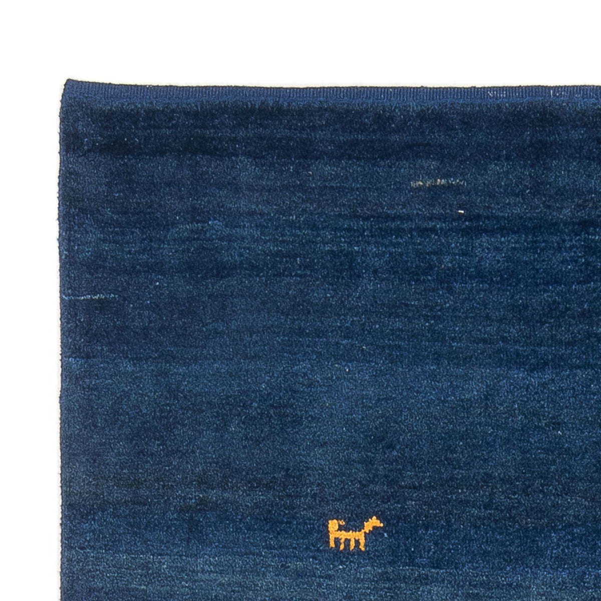 Tapis Gabbeh persan Tapis 117x172cm - Perserteppich Wollteppich - bleu foncé