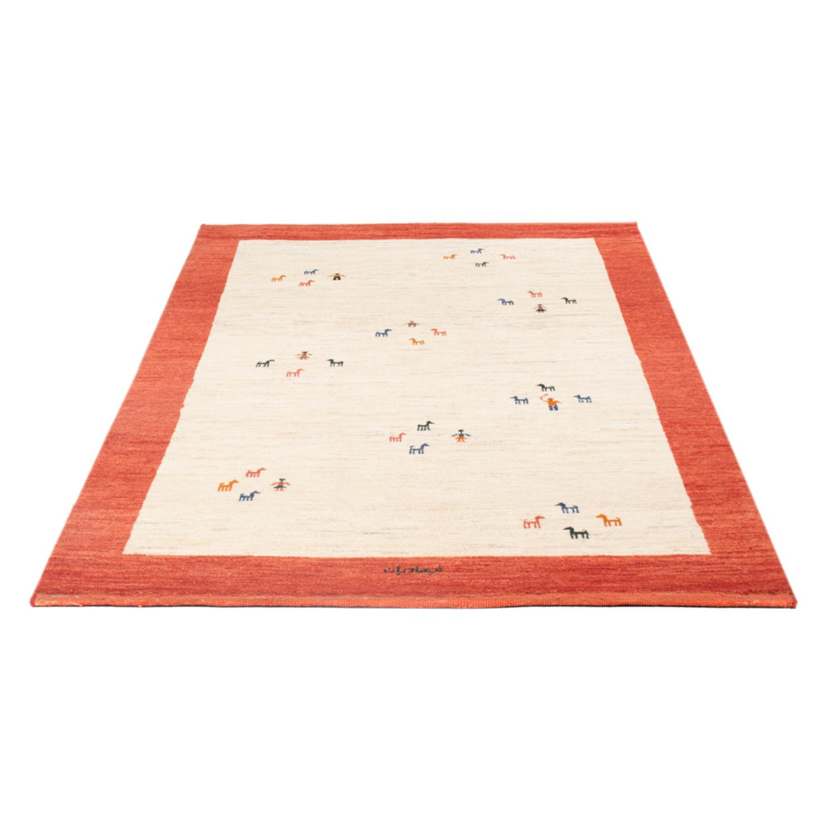Gabbeh Teppich - Perser - 177 x 120 cm - mehrfarbig