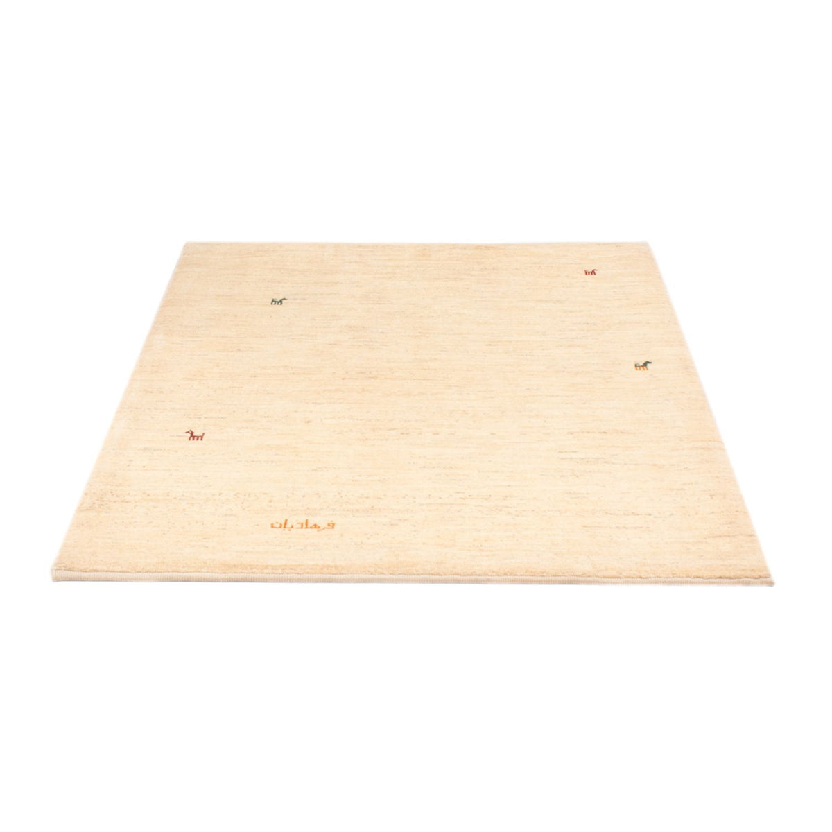 Gabbeh Teppich - Perser - 153 x 108 cm - hellbeige