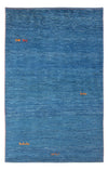 Gabbeh Persisch Teppich 115x176cm - Perserteppich Wollteppich - blau - Rechteckig / Blau / 115 x 176 cm Rechteckig