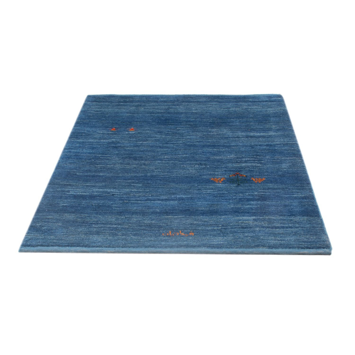 Gabbeh Teppich - Perser - 147 x 102 cm - seeblau