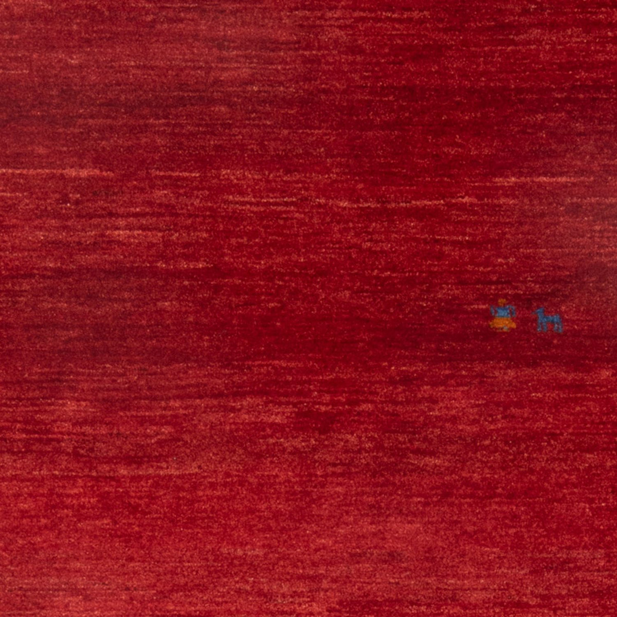 Gabbeh Teppich - Perser - 147 x 101 cm - dunkelrot