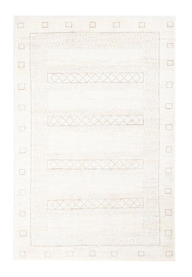 Tapis Gabbeh - Persan - 180 x 120 cm - blanc