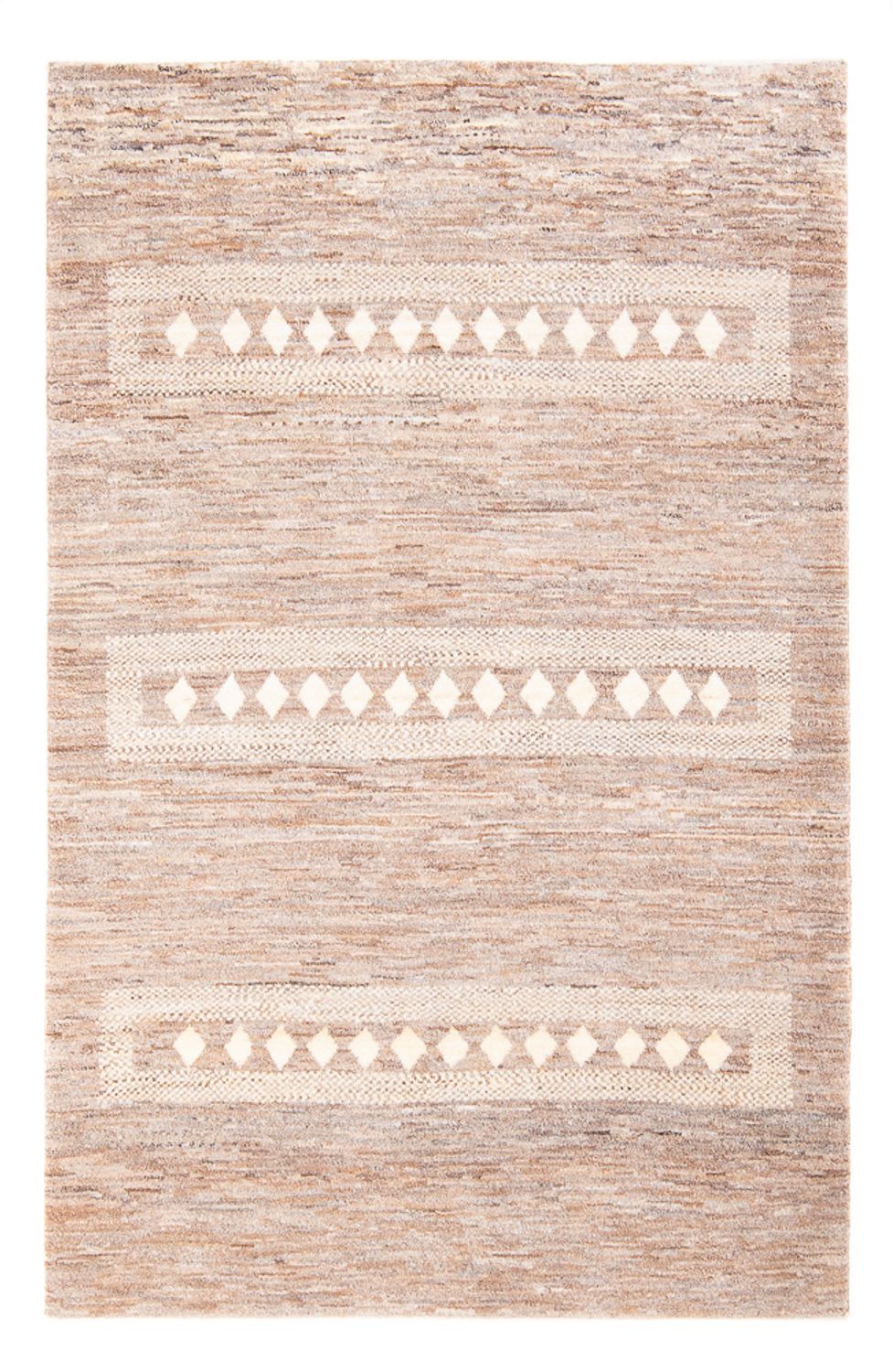 Gabbeh Teppich - Perser - 180 x 120 cm - dunkelbeige