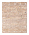Gabbeh Persisch Teppich 100x144cm - Perserteppich Wollteppich - Rechteckig / Hellbraun / 100 x 144 cm Rechteckig