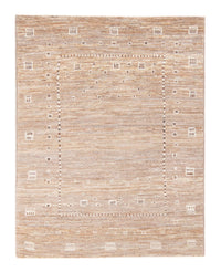 Tapis Gabbeh - Persan - 144 x 100 cm - marron clair