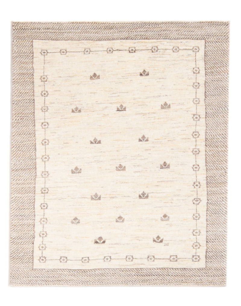 Gabbeh Teppich - Perser - 145 x 96 cm - hellbeige