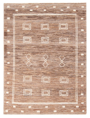 Tapis Gabbeh - Persan - 149 x 99 cm - marron