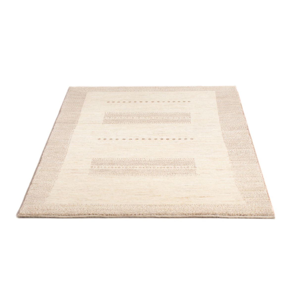 Gabbeh Teppich - Perser - 151 x 100 cm - hellbeige