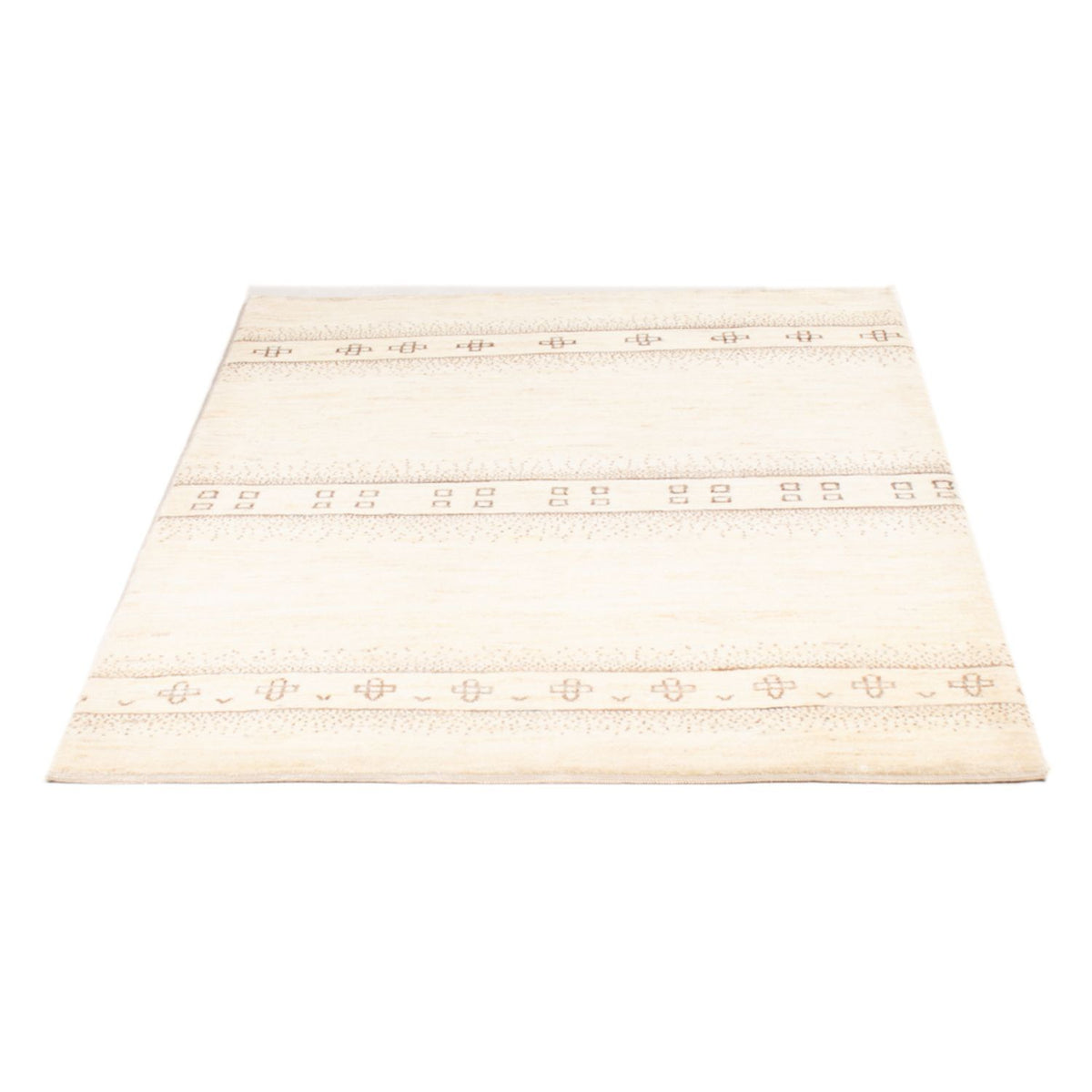 Gabbeh Teppich - Perser - 144 x 103 cm - hellbeige